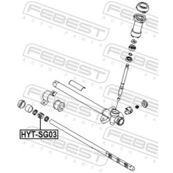 Bagues d'arbre FEBEST HYT-SG03 pour HYUNDAI AVANTE, ELANTRA OE 56521-2H000 FEBEST