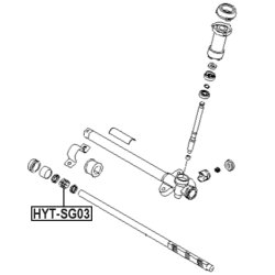 Bagues d'arbre FEBEST HYT-SG03 pour HYUNDAI AVANTE, ELANTRA OE 56521-2H000 FEBEST