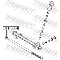 Douilles d'arbre FEBEST HYT-SG04 pour HYUNDAI, HYUNDAI (HUATAI), KIA FEBEST