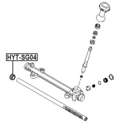 Douilles d'arbre FEBEST HYT-SG04 pour HYUNDAI, HYUNDAI (HUATAI), KIA FEBEST
