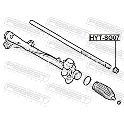 Bagues d'arbre FEBEST HYT-SG07 pour HYUNDAI, KIA OE 56521-D3000 FEBEST