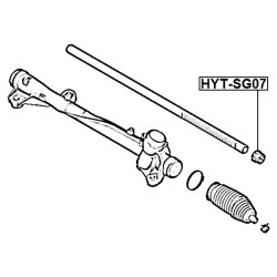 Bagues d'arbre FEBEST HYT-SG07 pour HYUNDAI, KIA OE 56521-D3000 FEBEST