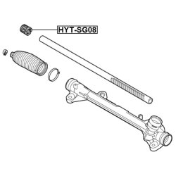 Bagues d'arbre FEBEST HYT-SG08 pour HYUNDAI, KIA OE 56521-F2000 FEBEST