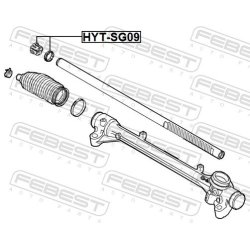 Bagues d'arbre FEBEST HYT-SG09 pour HYUNDAI, KIA OE 56555-1Y600 FEBEST