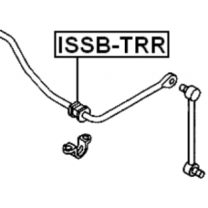 Silentbloc de barre stabilisatrice arrière FEBEST ISSB-TRR pour ISUZU 8-97048-318-0 FEBEST