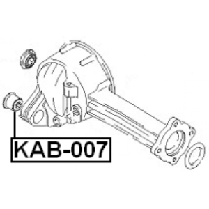 Bague de différentiel arrière FEBEST KAB-007 pour KIA 0K01139550 FEBEST