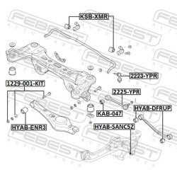 Support de barre stabilisatrice FEBEST KSB-XMR pour HYUNDAI et plus encore... FEBEST