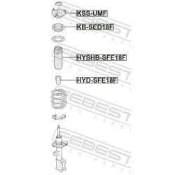 Support de jambe de force FEBEST KSS-UMF pour HYUNDAI, KIA FEBEST