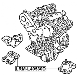 Support moteur FEBEST LRM-L40530D pour Land Rover Range Rover FEBEST