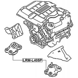 Support moteur FEBEST LRM-L405P pour Land Rover Range Rover FEBEST