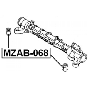 Bague de crémaillère de direction FEBEST MZAB-068 pour MAZDA 3,5 FEBEST