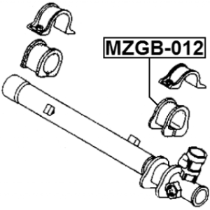 Boîtier de crémaillère de direction FEBEST MZGB-012 pour MAZDA MPV FEBEST