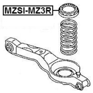 Support supérieur de ressort arrière FEBEST MZSI-MZ3R pour FORD, MAZDA 1061658 FEBEST