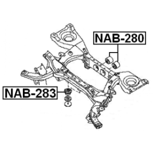 Bague de différentiel arrière FEBEST NAB-283 pour NISSAN PATHFINDER FEBEST