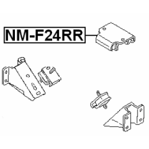 Support moteur arrière FEBEST NM-F24RR pour NISSAN CABSTAR, ATLAS FEBEST