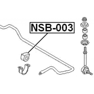 Silentbloc de barre stabilisatrice avant FEBEST NSB-003 pour NISSAN 56243-30R10 FEBEST