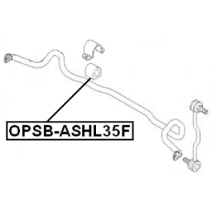 Front Stabilizer Bar Bush FEBEST OPSB-ASHL35F OE Ref 24421958 FEBEST