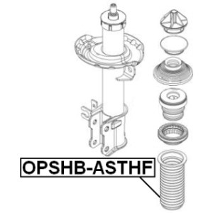 Front Shock Absorber Boot FEBEST OPSHB-ASTHF OE Ref 55700767 FEBEST