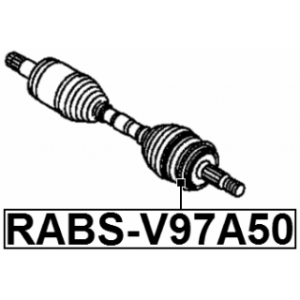 FEBEST Bague ABS RABS-V97A50 pour MITSUBISHI SHOGUN FEBEST