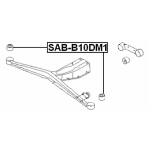 Bague de traverse arrière FEBEST SAB-B10DM1 pour SUBARU 41322-AA010 FEBEST