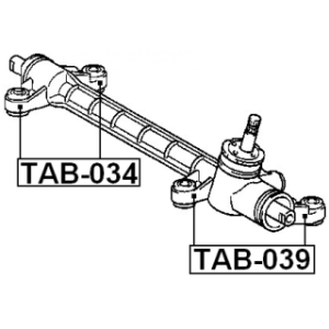 Bague de crémaillère de direction FEBEST TAB-039 pour TOYOTA 40120-32290 FEBEST