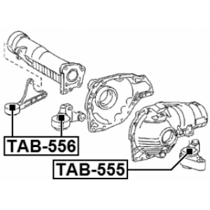 Bague de support de différentiel FEBEST TAB-556 pour TOYOTA 41651-0C030 FEBEST