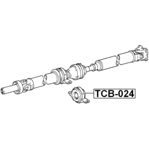 Roulement d'arbre de transmission FEBEST TCB-024 pour TOYOTA, LEXUS 37230-59015 FEBEST
