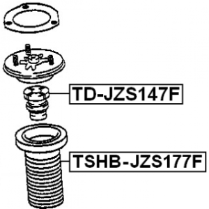 Butée de suspension avant FEBEST TD-JZS147F pour LEXUS, TOYOTA FEBEST