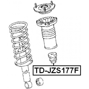 Butée de suspension avant FEBEST TD-JZS177F pour TOYOTA CROWN FEBEST