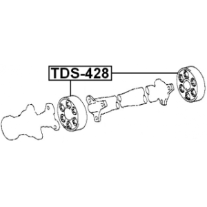 Accouplement d'arbre de transmission FEBEST TDS-428 pour TOYOTA PREVIA, ESTIMA FEBEST
