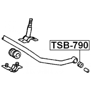 Bague de barre stabilisatrice avant FEBEST TSB-790 pour TOYOTA DYNA, QUICK FEBEST