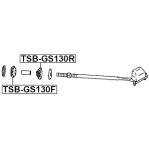 Coussinet de biellette de suspension avant FEBEST TSB-GS130R pour TOYOTA CROWN FEBEST