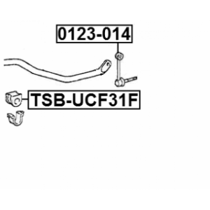 Silentbloc de barre stabilisatrice avant FEBEST TSB-UCF31F pour LEXUS, TOYOTA LS, CELSIOR FEBEST