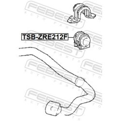 Support de barre stabilisatrice FEBEST TSB-ZRE212F pour TOYOTA OE 48811-02350 FEBEST