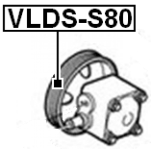 Poulie de pompe de direction assistée FEBEST VLDS-S80 pour VOLVO 8251736 FEBEST