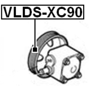 Poulie de pompe de direction assistée FEBEST VLDS-XC90 pour VOLVO 36000215 FEBEST