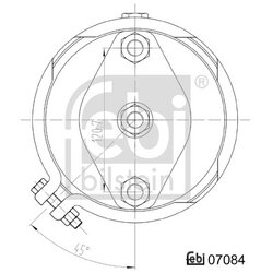 Diaphragm Brake Cylinder FEBI 07084 OE Ref 8161310 FEBI