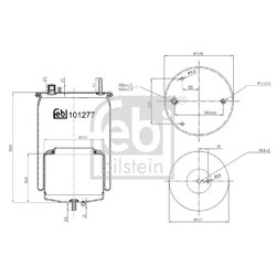 Air Suspension Bellow FEBI 101277 OE Ref 22058737