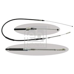 Handbrake Cable FEBI 10592 OE Ref A611 420 09 85