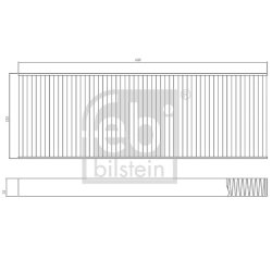 Cabin Air Filter FEBI 173019 OE Ref 2655428 FEBI