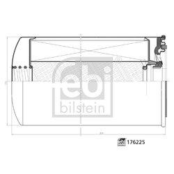 Fuel Filter FEBI 176225 OE Ref 0020922101