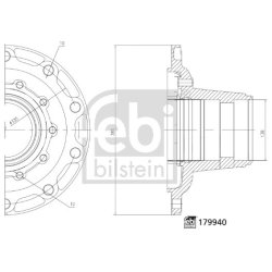 Wheel Hub FEBI 179940 OE Ref 3307305603SK1