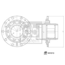Wheel Hub FEBI 181013 OE Ref A9423561801