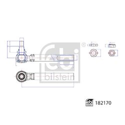 Track Rod End FEBI 182170 OE Ref 247523A1