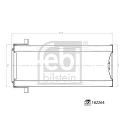 Air Filter FEBI 182264 OE Ref 1909141