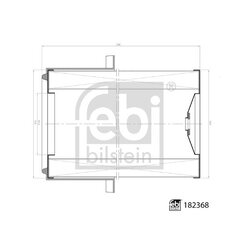 Air Filter FEBI 182368 OE Ref D-56453