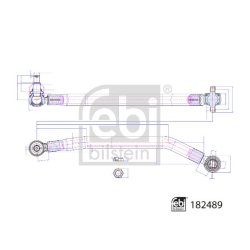 Control trailing Arm FEBI 182489 OE Ref 1882442