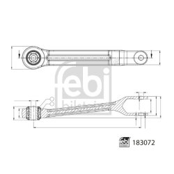Stabiliser Bar Link coupling Rod FEBI 183072 OE Ref 2392182