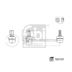 Stabiliser Drop Link (coupling Rod) FEBI 183101 OE Ref MK382985