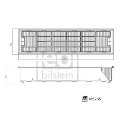 Cabin Air Filter FEBI 185265 OE Ref AL220527